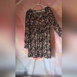 Floral Long Sleeve Dress